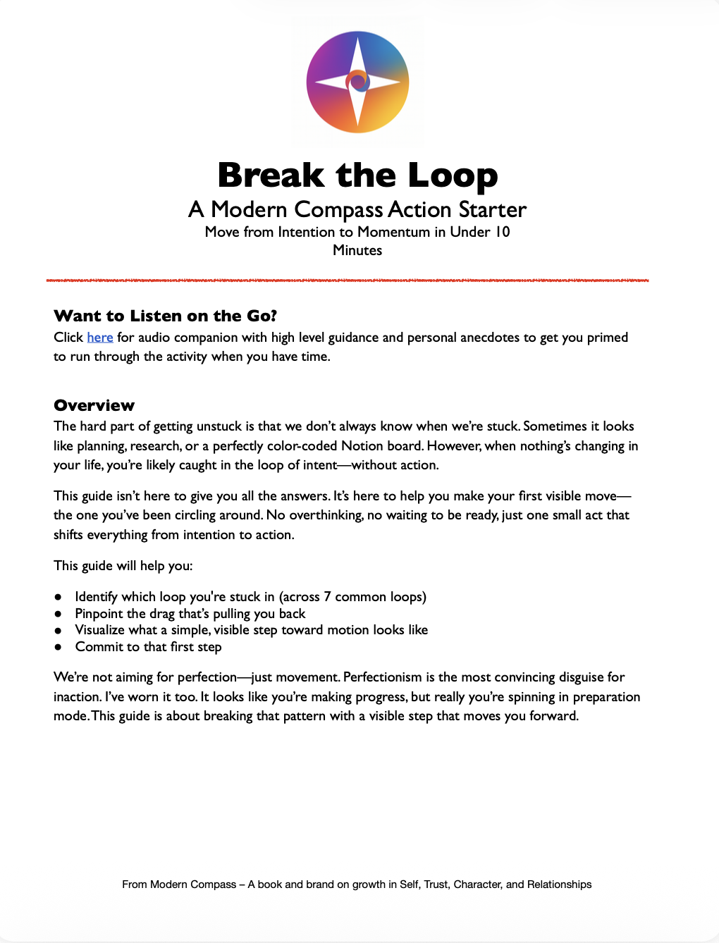 Break the Loop PDF guide preview